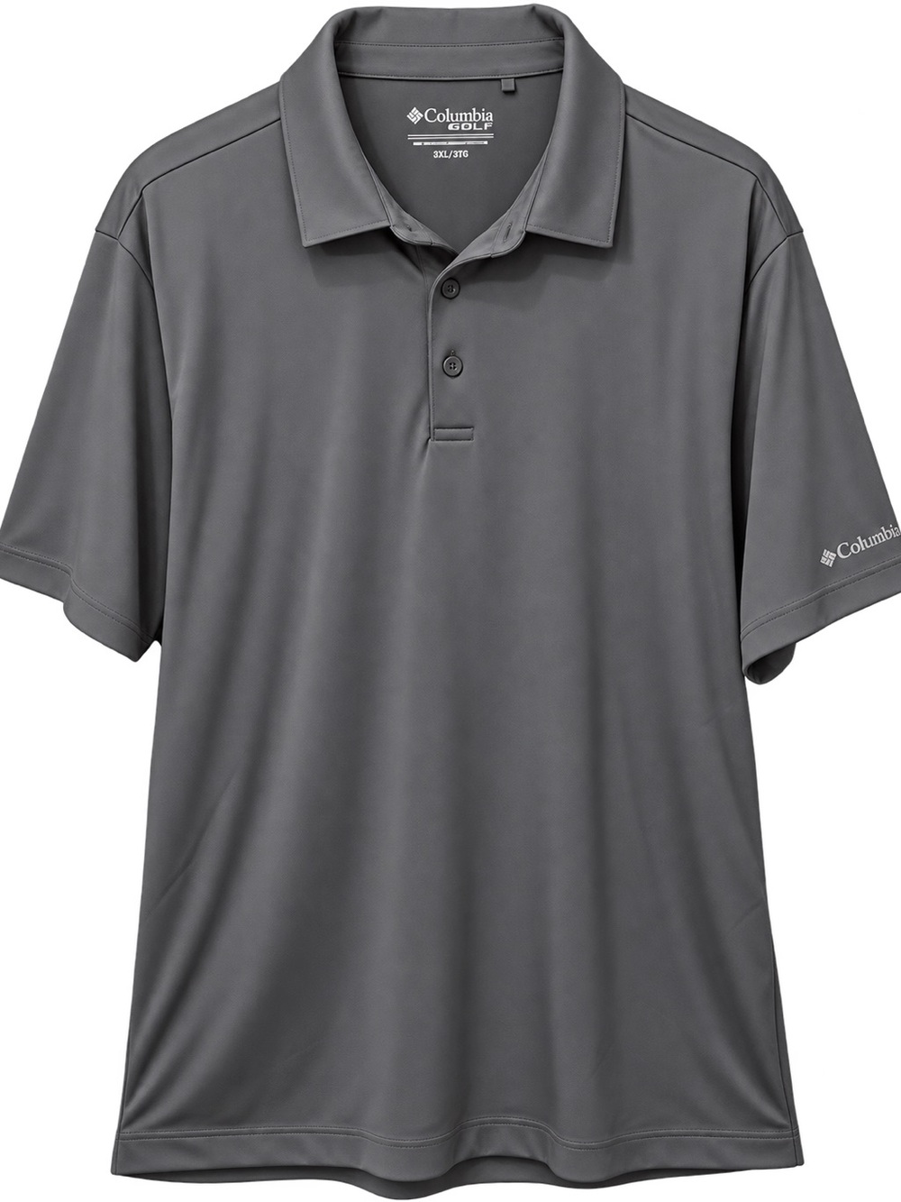 Columbia Golf Men’s 3XL Gray Performance Polo Shirt Golfcore
